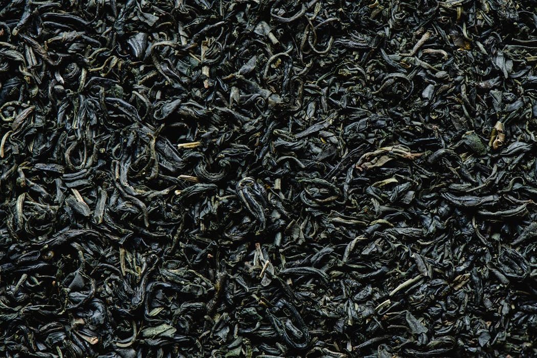 Close-Up Shot of Dried Tea Leaves